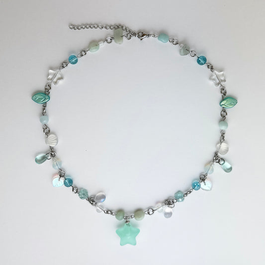 Star Candy Necklace (Teal)