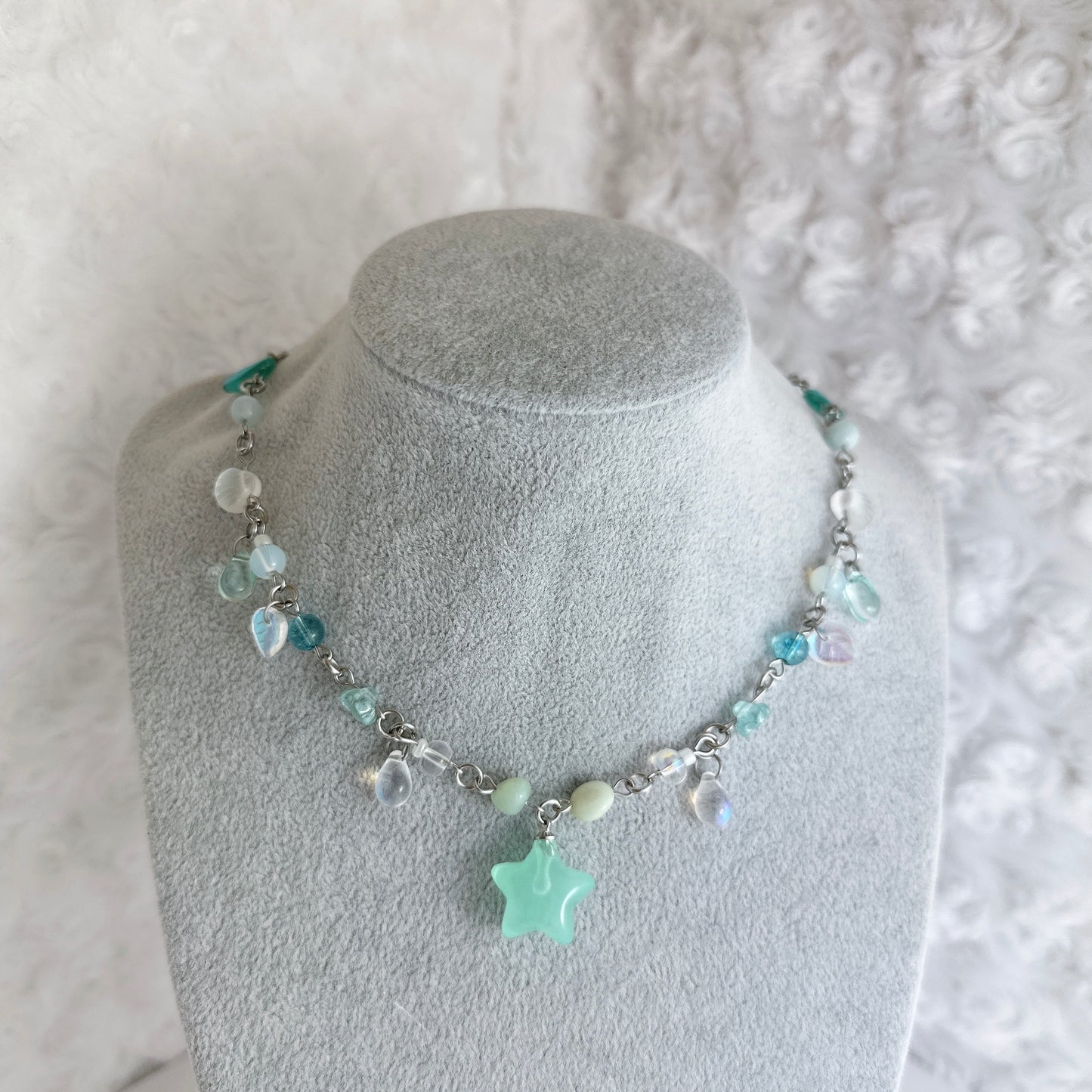 Star Candy Necklace (Teal)